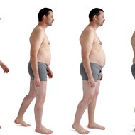 man making incremental weight gain